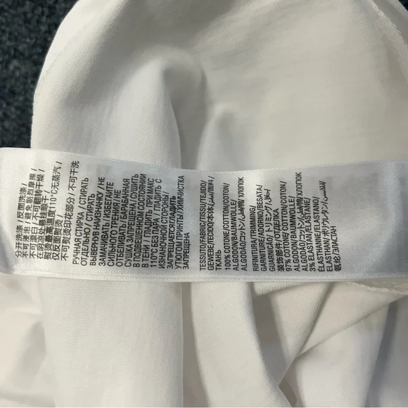 Balenciaga Oversized BB Logo Long Sleeve Shirt White/Black – Size L (Fits XXL) - Picture 12 of 15